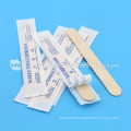 China supplier wholesale medical disposable wooden tongue depressor